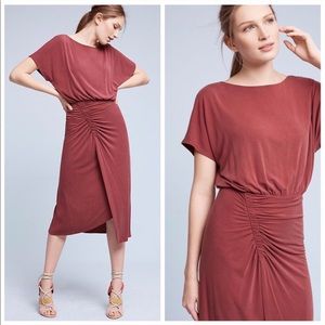 Etta Ruched Midi Dress